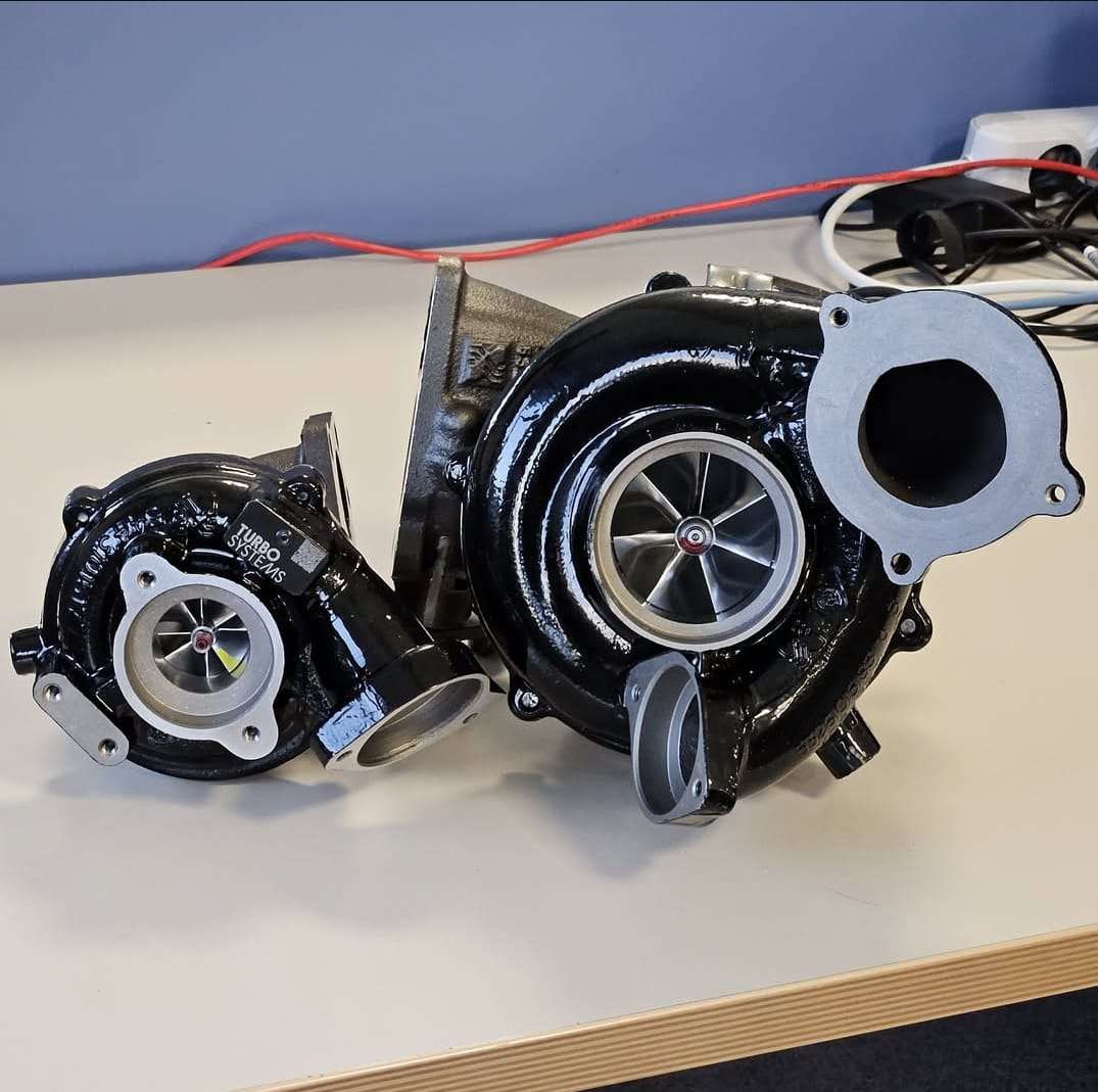 Upgraded Turbocharger System – High-Performance Twin Set for Enhanced Boost
