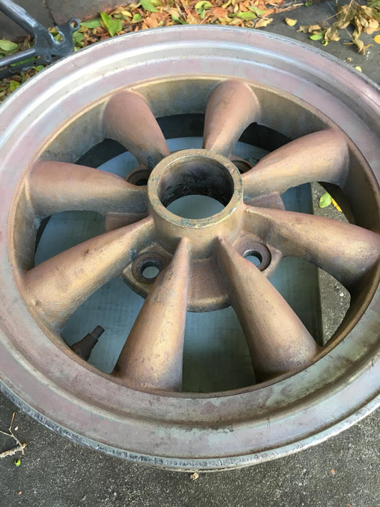 Vintage 8-Spoke Alloy Wheel – 4x130 Lug Pattern | Fits VW Beetle / Super Beetle"